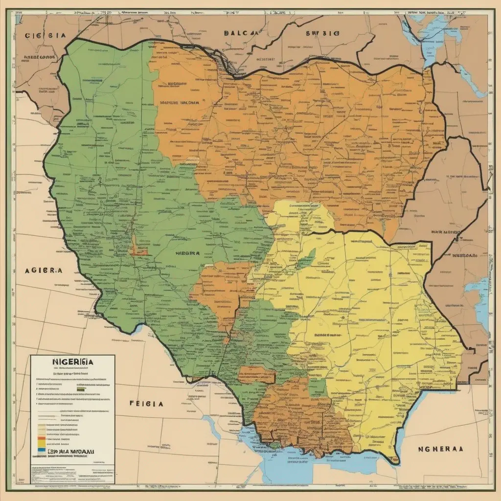 Nigeria Country Map